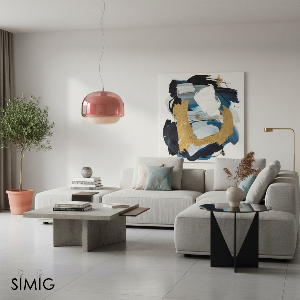 Clinco Layered Glass Hanging Lamp ‑ Chic Design for Living Room S251