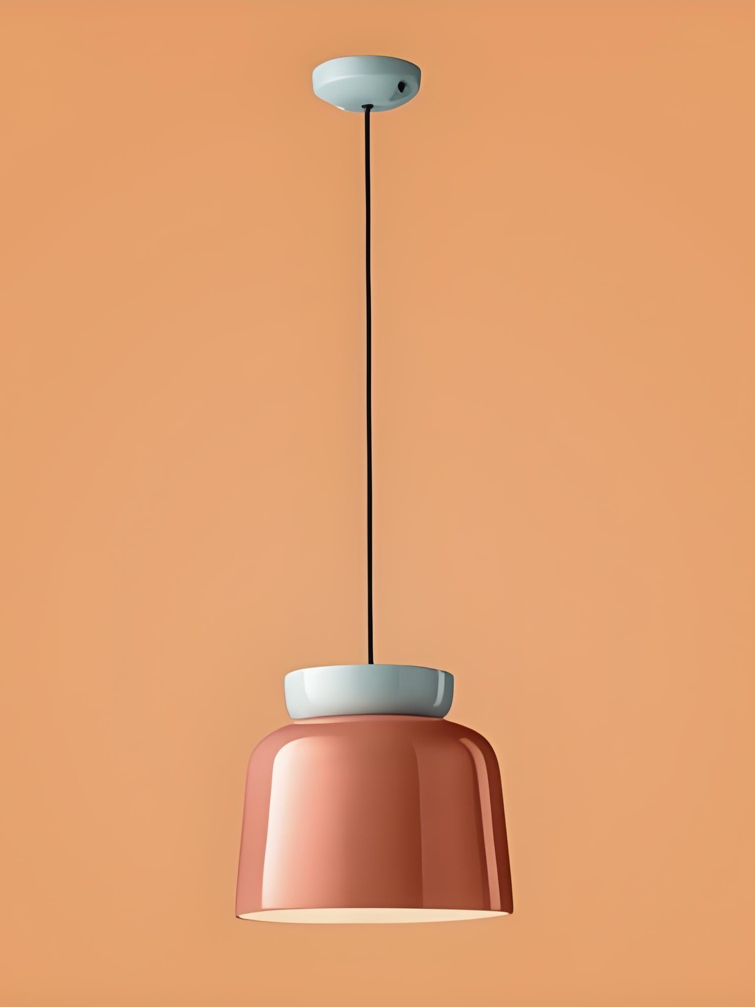 Fiesta Colorful Bowl-Shaped Pendant Light - Modern Ceramic for Dining Room T068