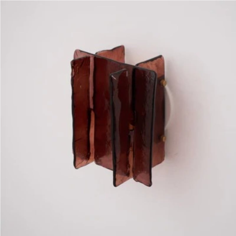 Lumiridge Wall Lamp - Modern Metal and Glass for Bedroom T572
