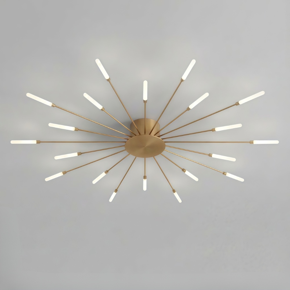 Sputnik Led Fireworks Flush Mount Ceiling Light S40
