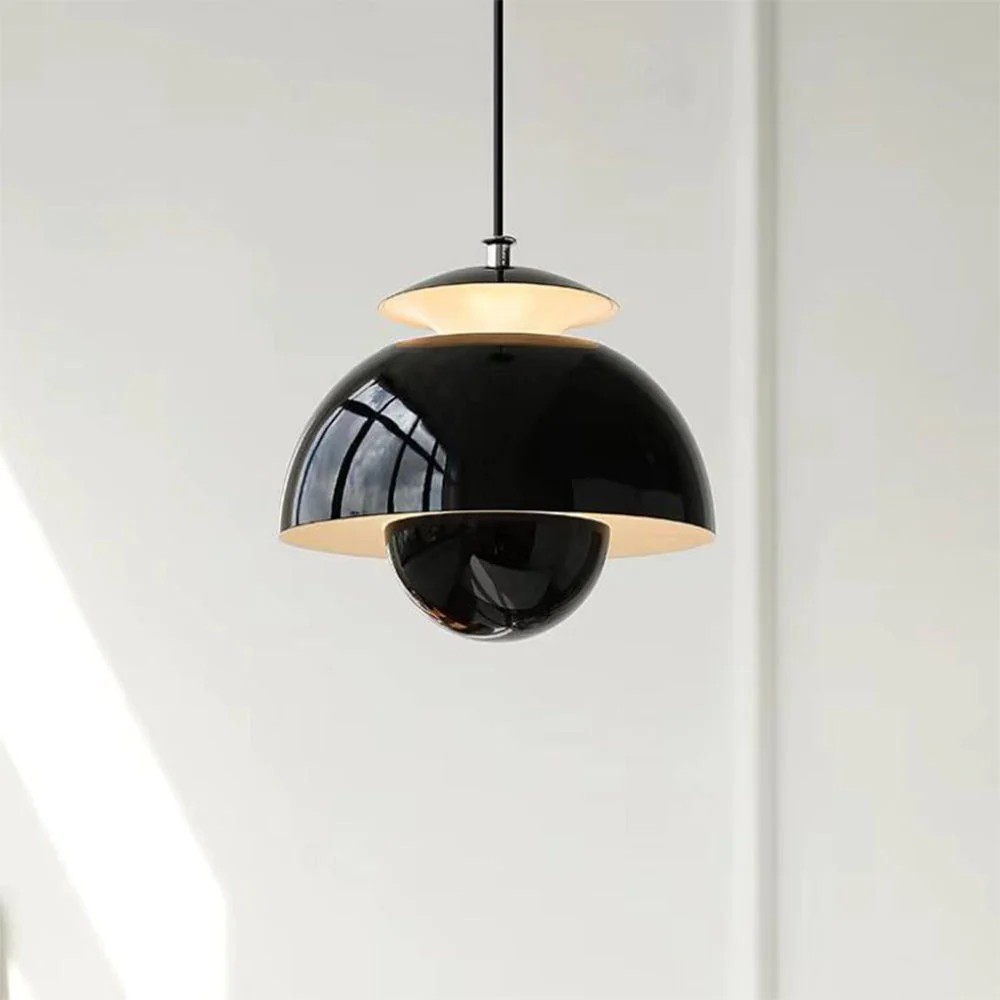 Scandinavian Metal Flower Pendant Light - Living Room Fixture S97