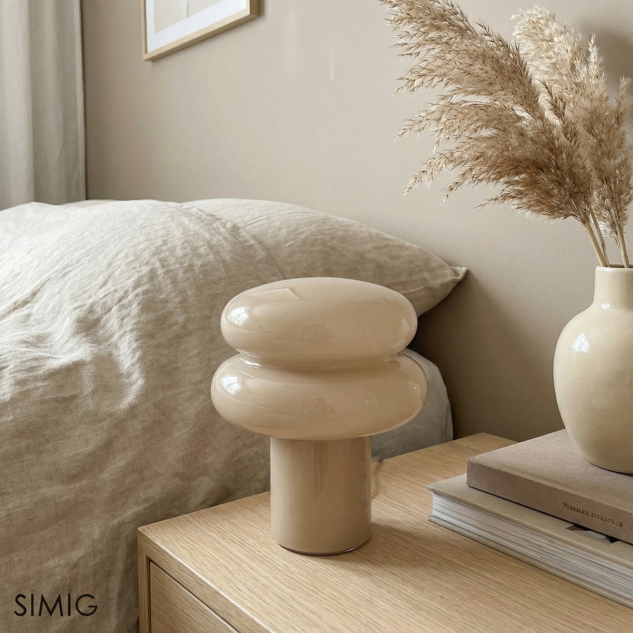 Orra Compact Mushroom Table Lamp - Soft Glow Accent Light T422