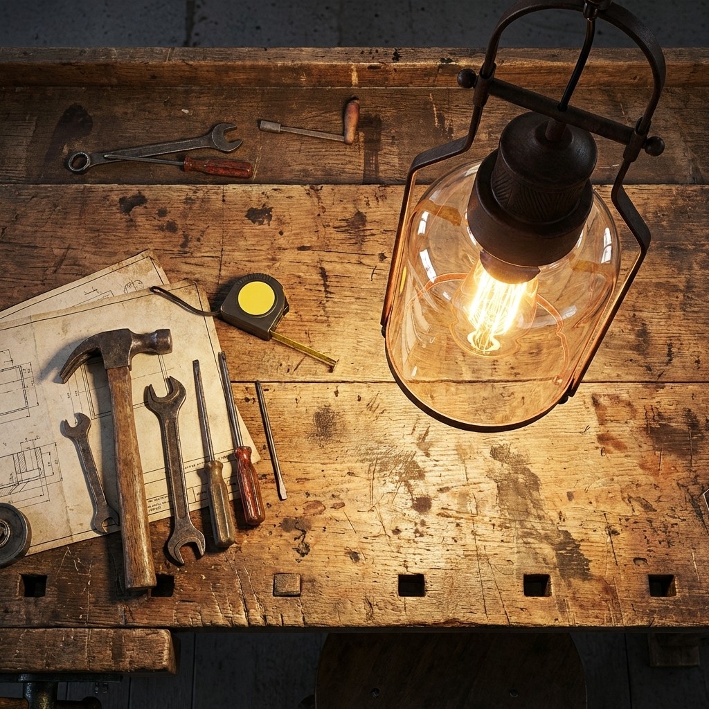 Lirra Vintage Iron Glass Pendant Lamp - Industrial Style Ceiling Lamp for Bars and Homes U20
