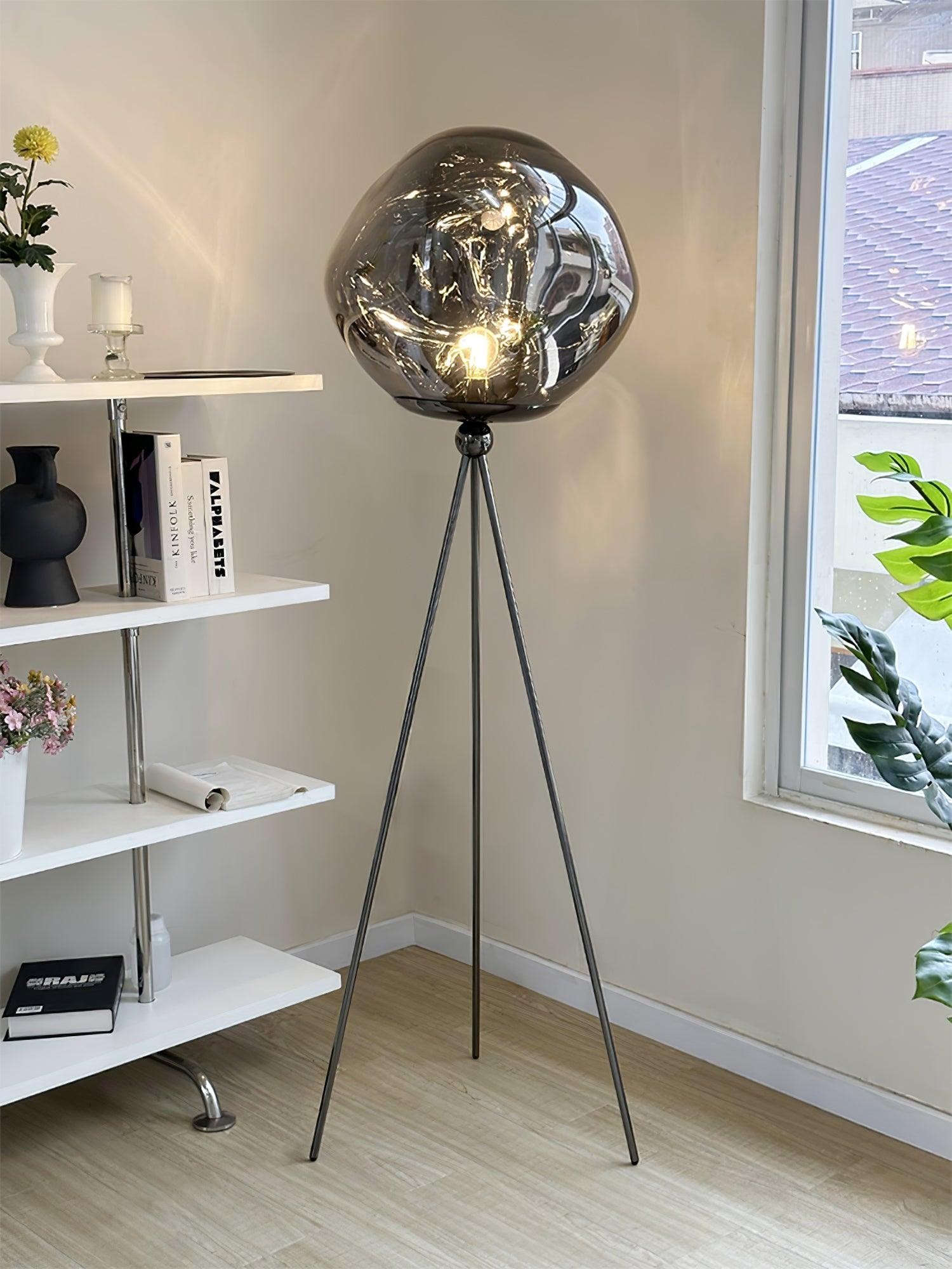 Tripod Irregular Lava Floor Lamp M216