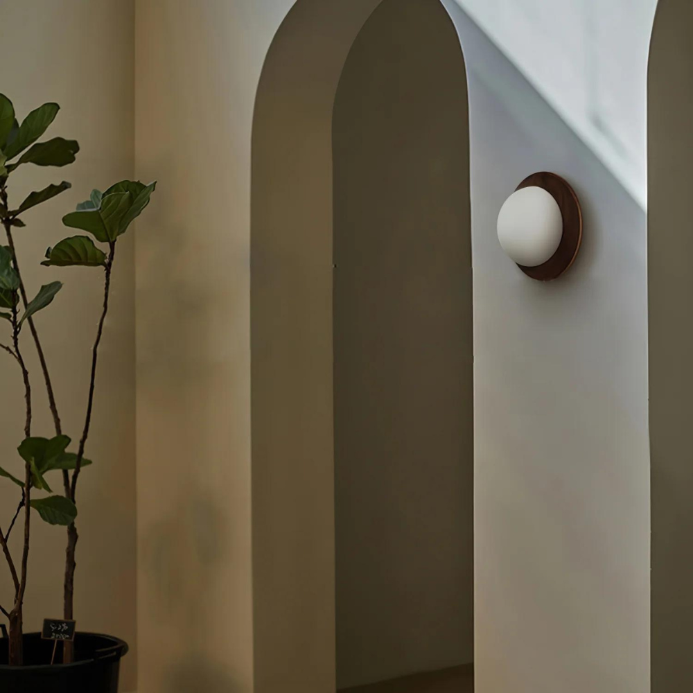 Nordic Minimalist Natural Wood LED Wall Light T2004