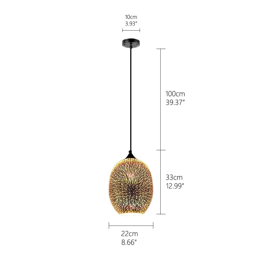 Modern 3D Colorful Nordic Pendant Lamp