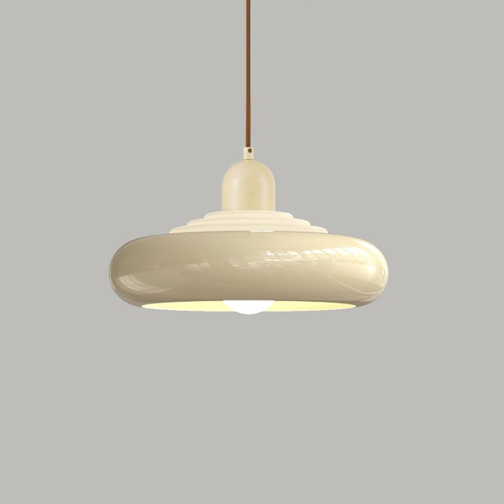 Multi-tiered Round Tower Cream Color Pendant Lamp M385