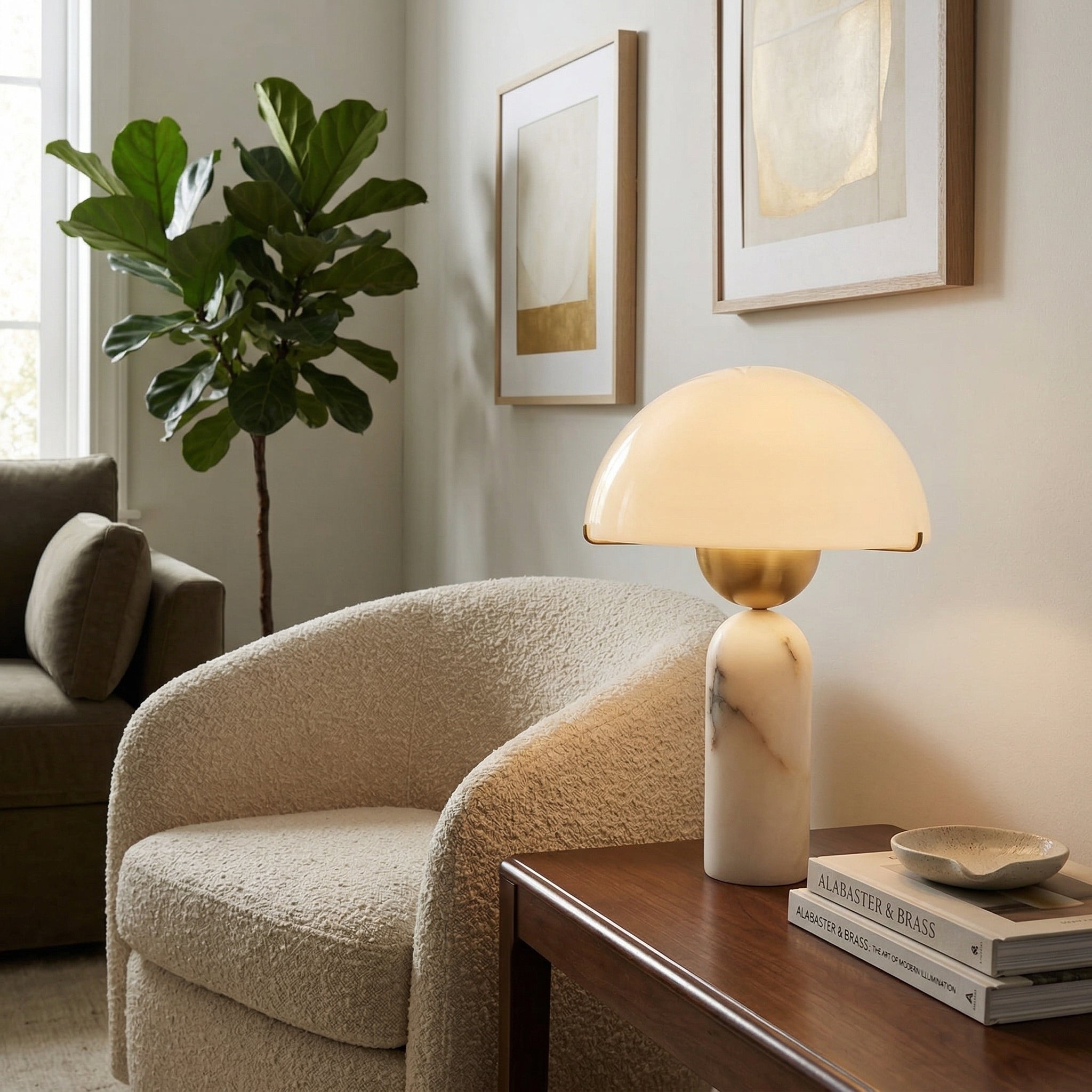 Peono Alabaster Table Lamp T1664