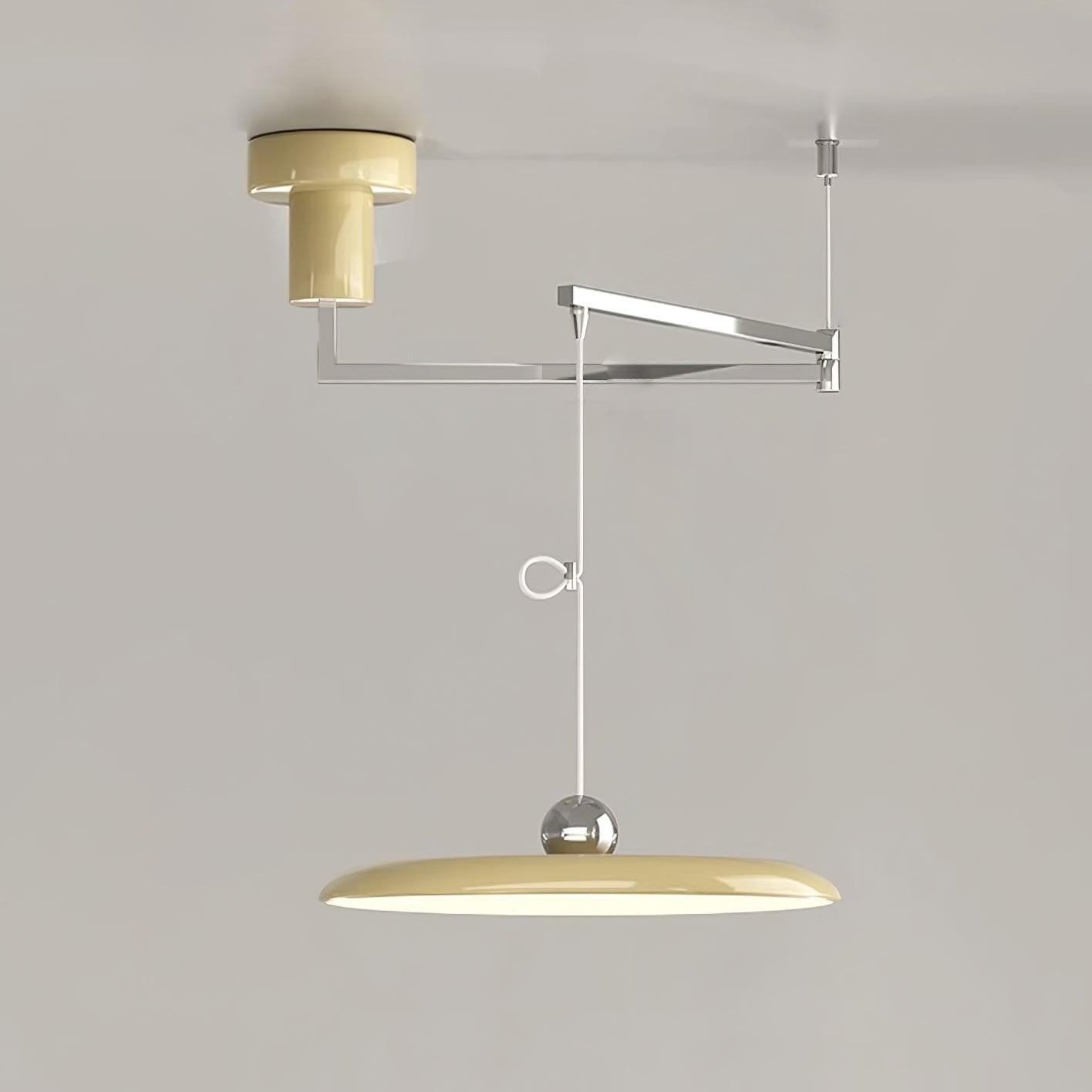 Simple Modern Adjustable Swing Arm Disc Pendant Lamp M11
