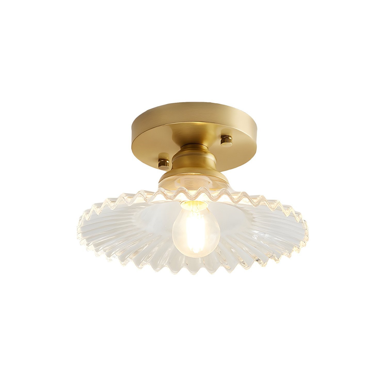 Japanese Retro Glass Ceiling Lamp For Bedroom Hallway S62