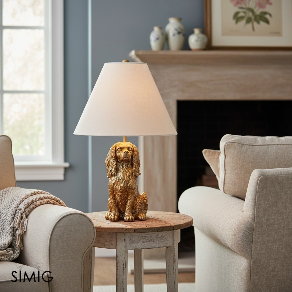 Pawdia Decorative Table Lamp – Cute Animal Design for Bedroom T195