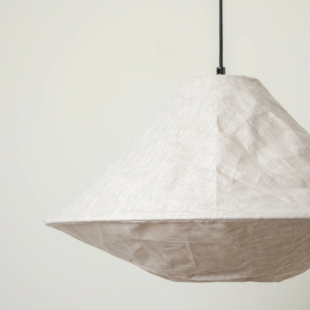 Zalen Foldable Woven Pendant Light - Modern Fabric for Entryway T650