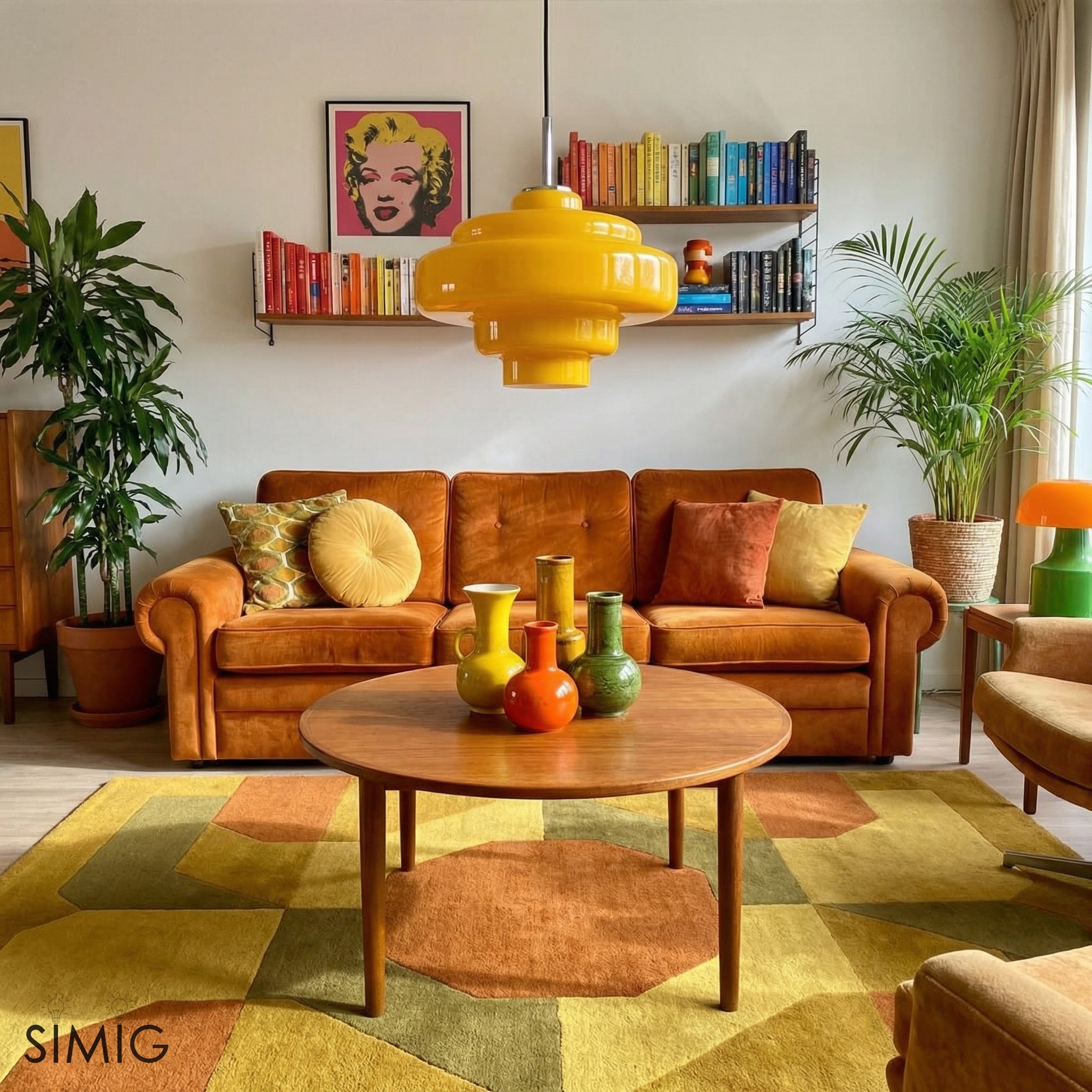Koloro Multi-Layer Pendant Light - Vintage Metal and Glass for Living Room T277