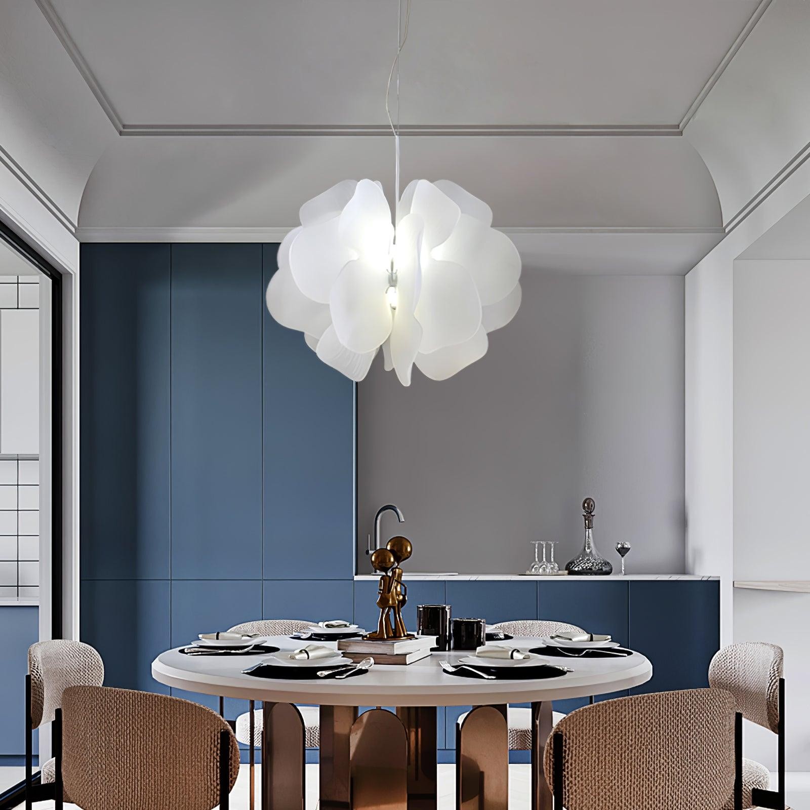 Modern Plastic Flower Design Pendant Lamp M527
