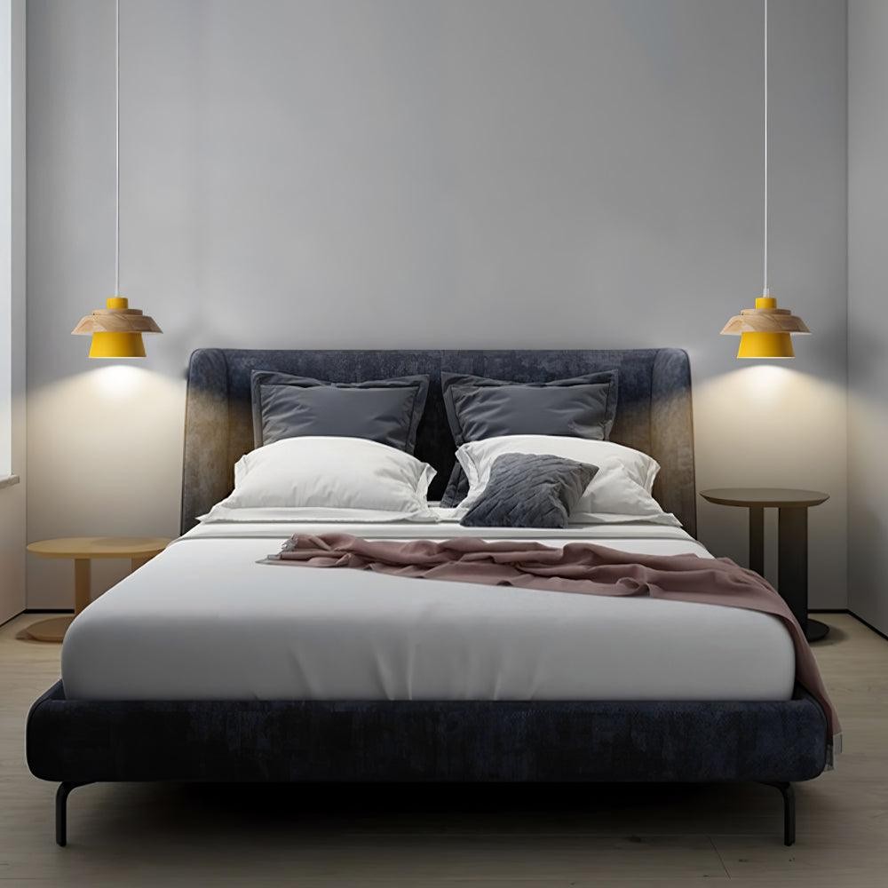 Stone Wood Pendant Lamp M407