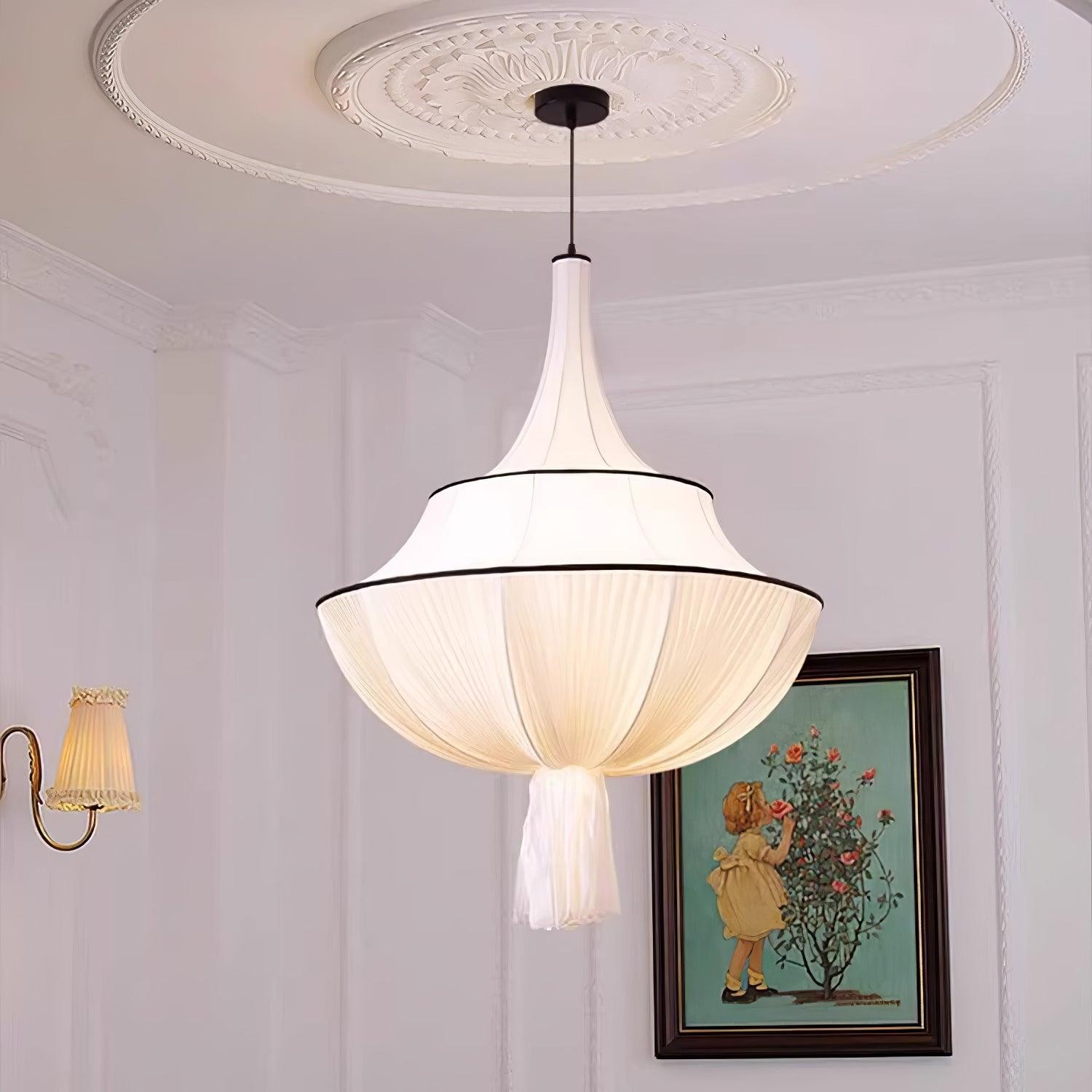 Fabric Art Decorative Pendant Lamp M258