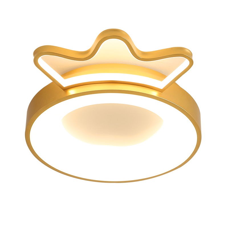 Cartoon Crown Led Ceiling Lamp S71