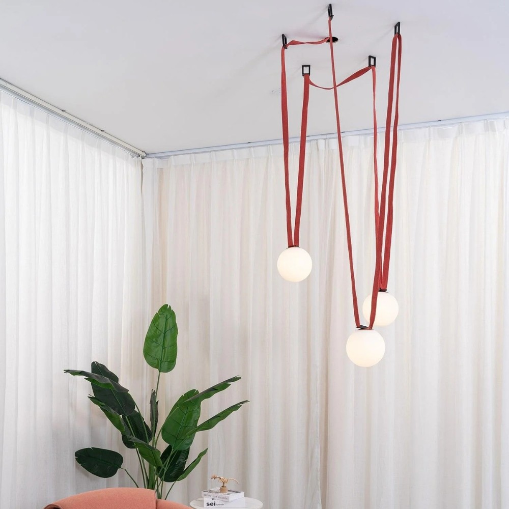 Flexible Belt-Style Pendant Lamp for Customizable Ambient Light S241