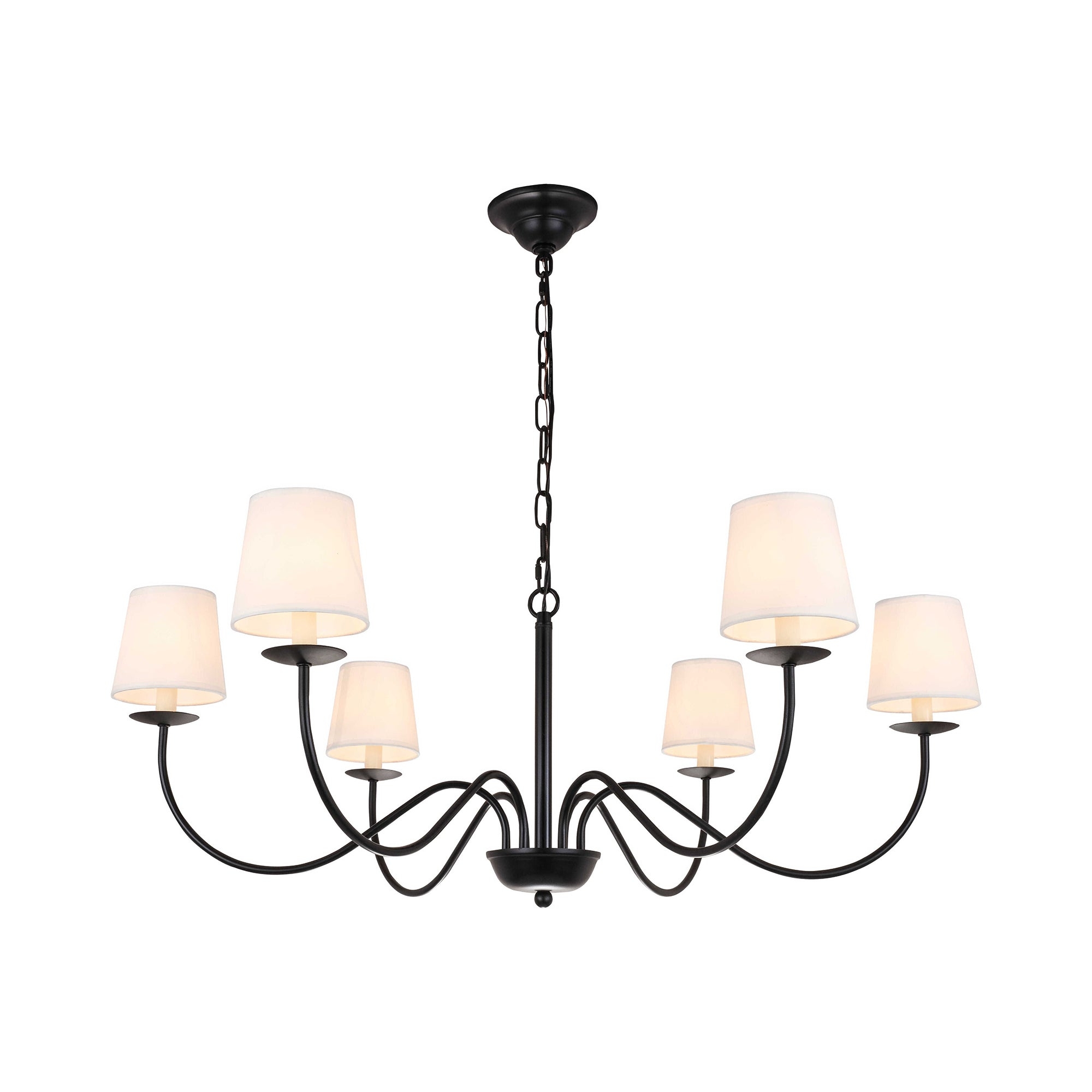 Eclipse Brass Chandelier T1736
