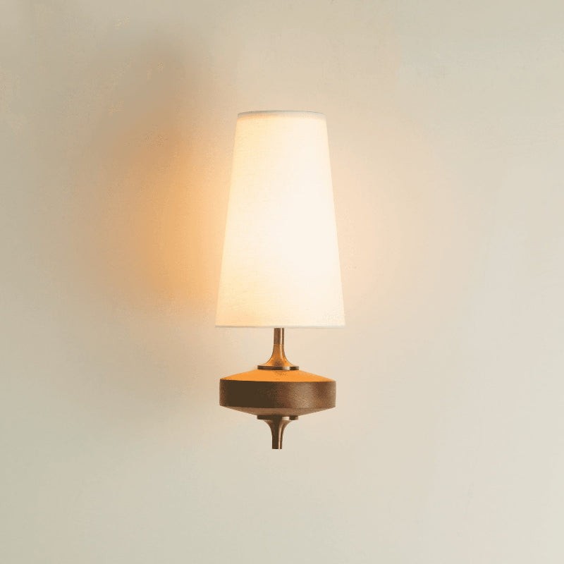 Chrona Rho Fabric Sculpt Wall Lamp - Artistic Contemporary Style T122