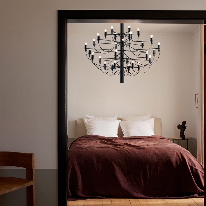 Tendrila Multi-Light Chandelier - Industrial Style Pendant Light for Dining Room