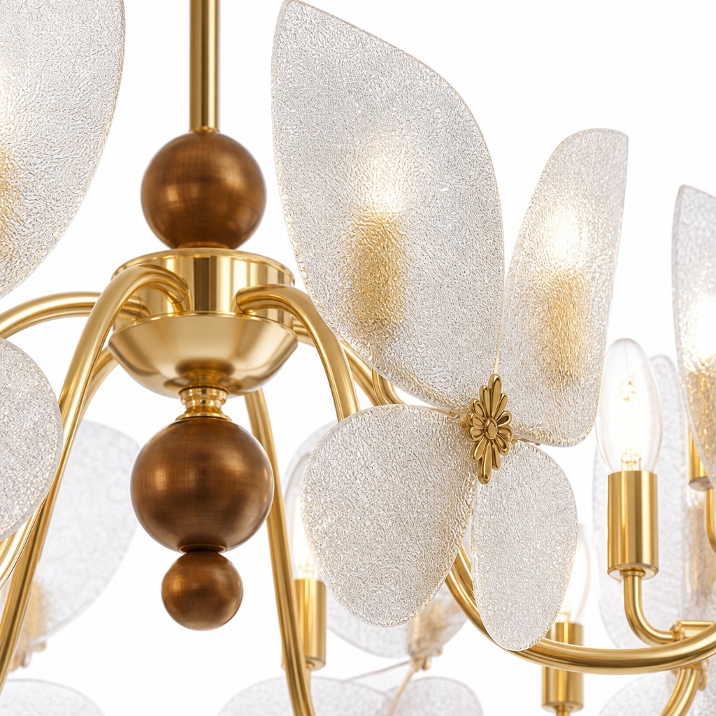 Lucenda Artistic Butterfly Chandelier - French Retro Statement Chandelier for Kitchen Island T2224