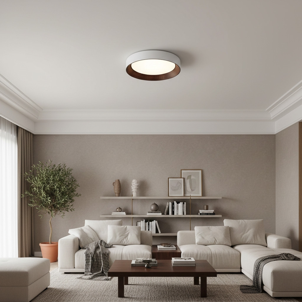 Crelina Contemporary Ceiling Light - Indoor Flush Fixture for Hallway and Dining Area U16