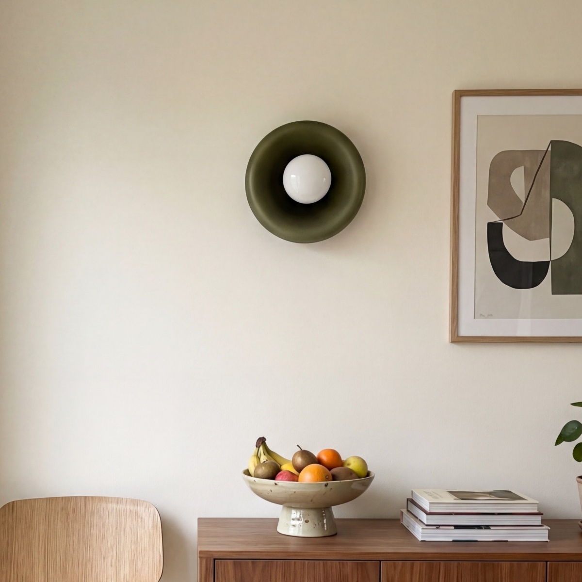 Zerune Colorful Art Donut Wall Light - Modern Artistic Lighting for Hallway T1217