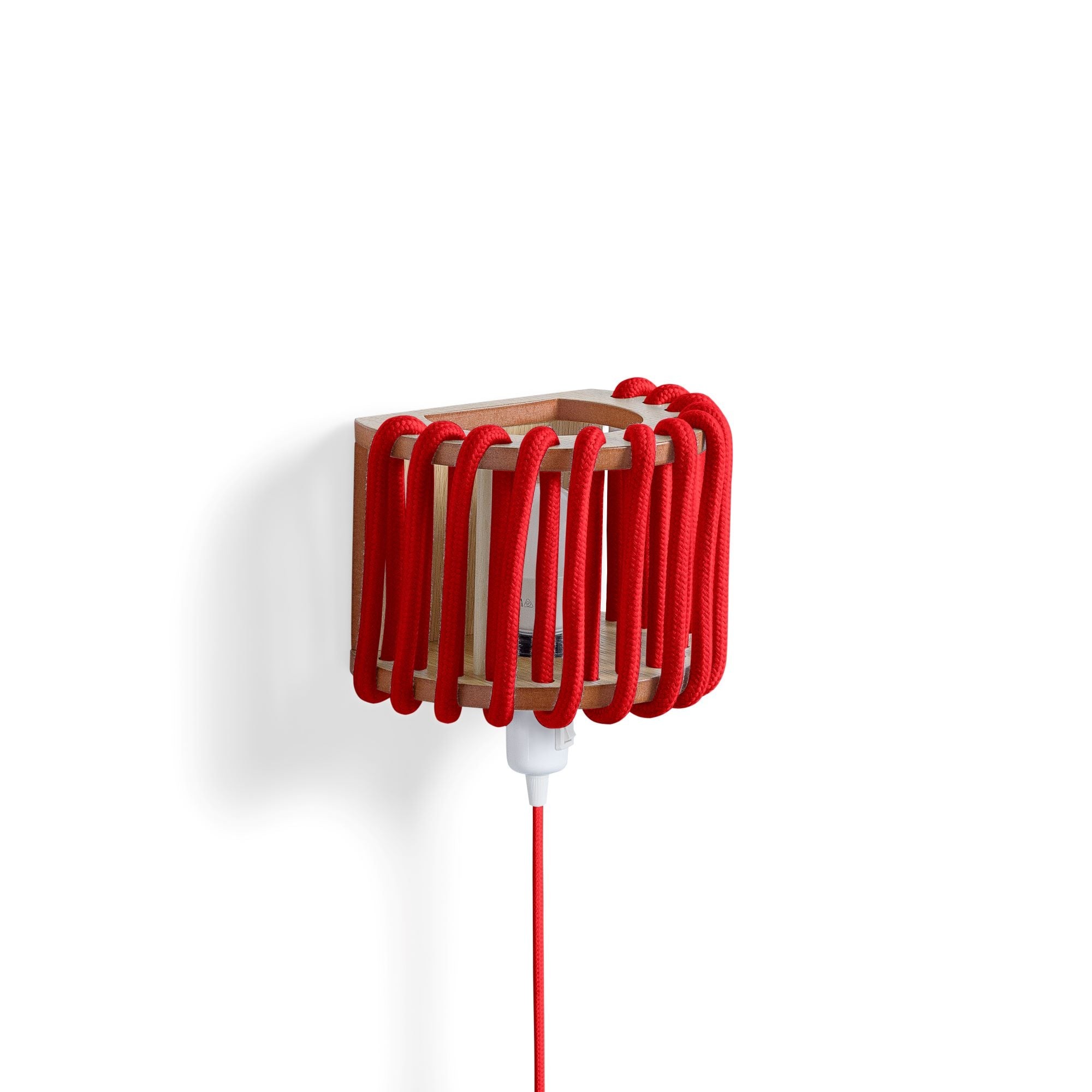 Macaron Rope-wrapped Wooden Wall Lamp S190