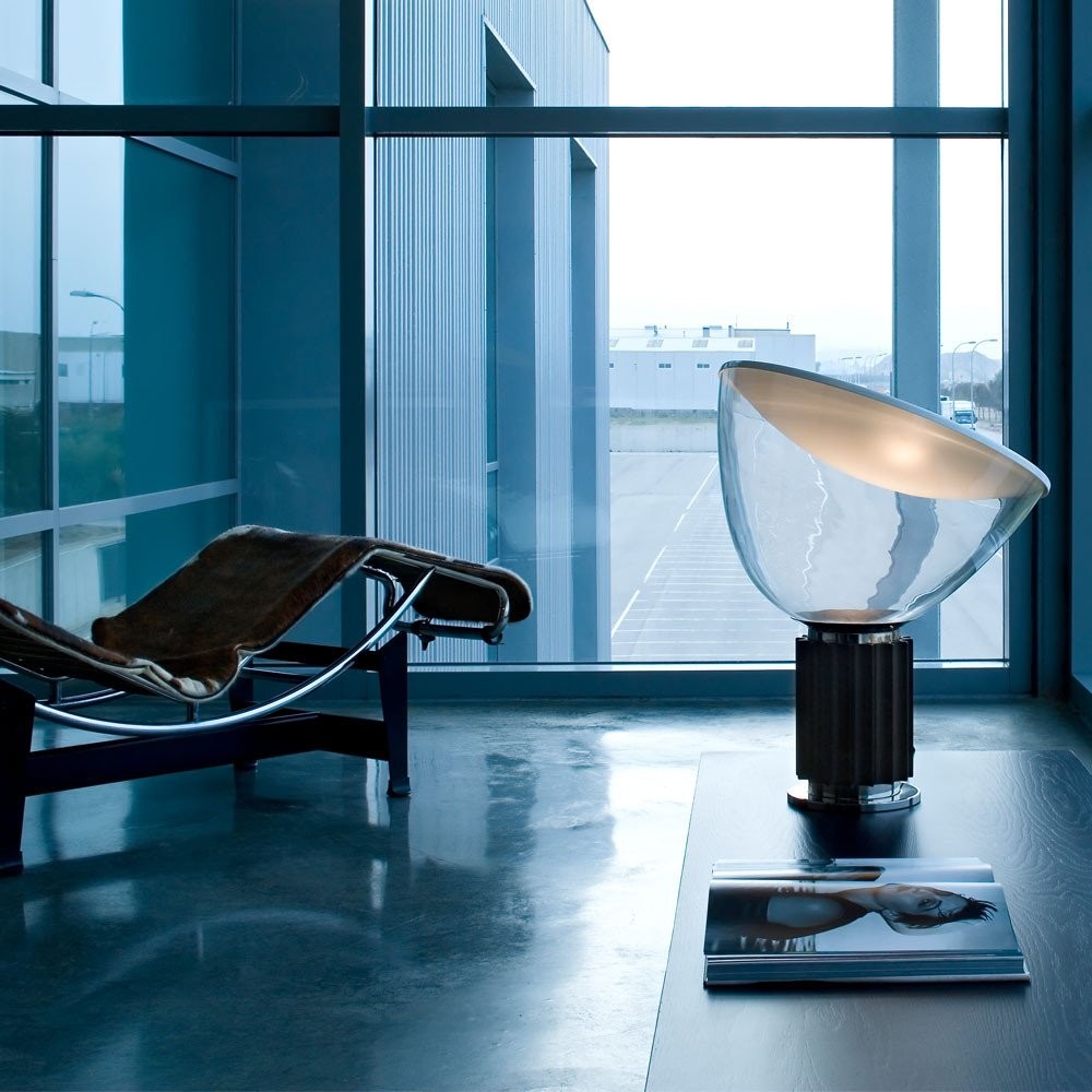 Bowlum Table Lamp - Designer Glass Table Lamp for Bedroom