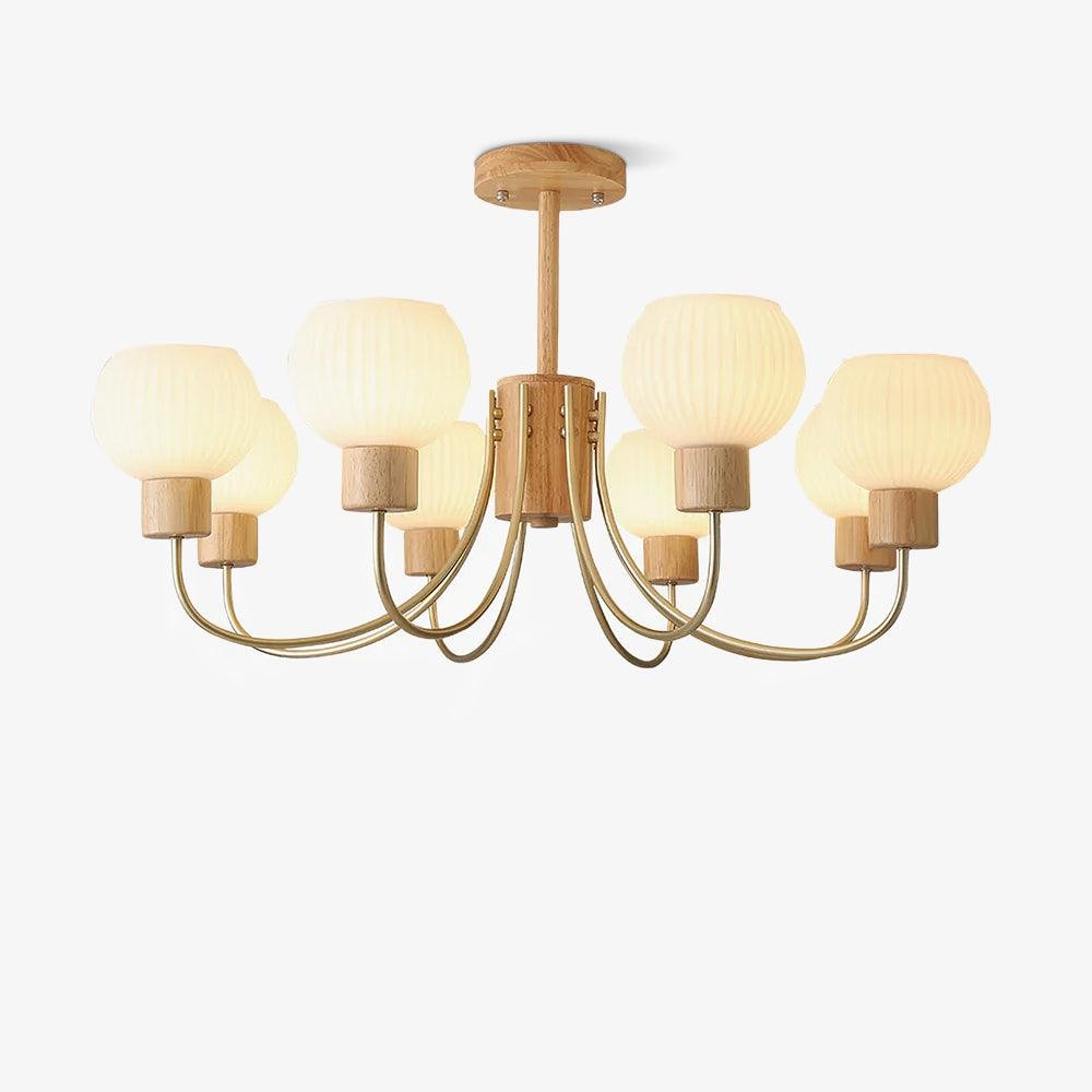 Wabi-sabi Wooden Chandelier M459