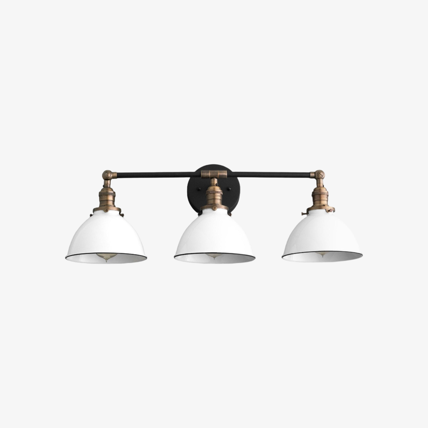 Conique Metal Industrial Vanity Light - Modern Bathroom Lighting Fixture T335