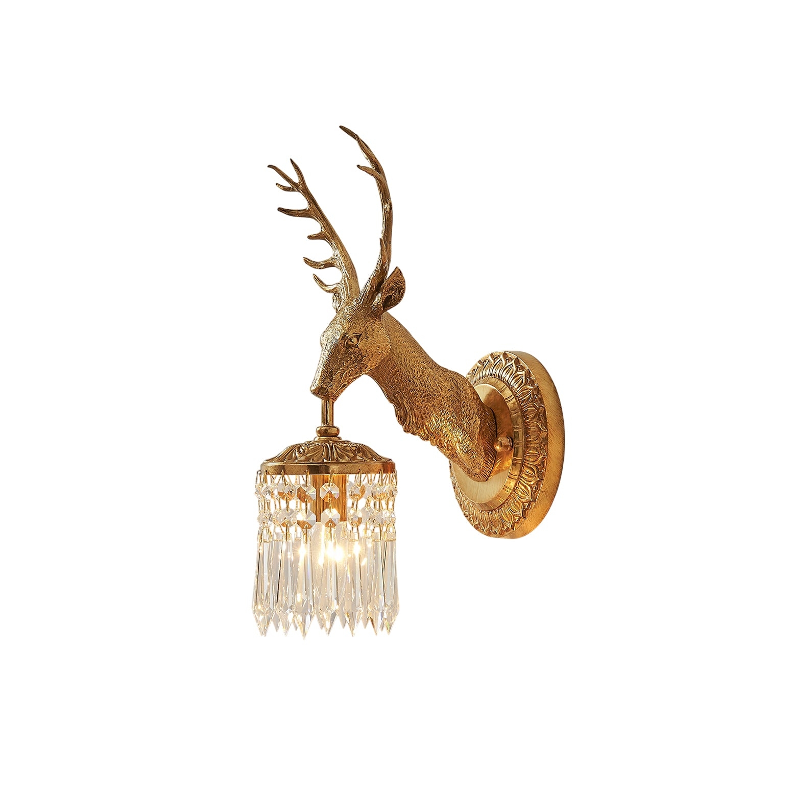 Antler Crystal Wall Lamp T1964