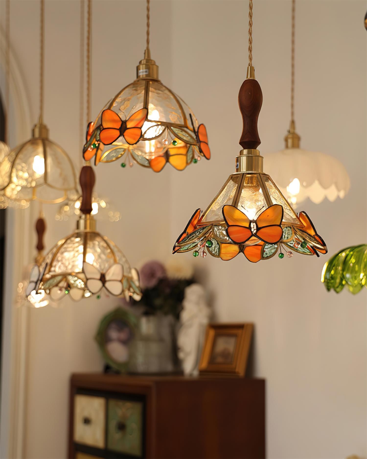 Butterfly Jewel Pendant Lamp T1468