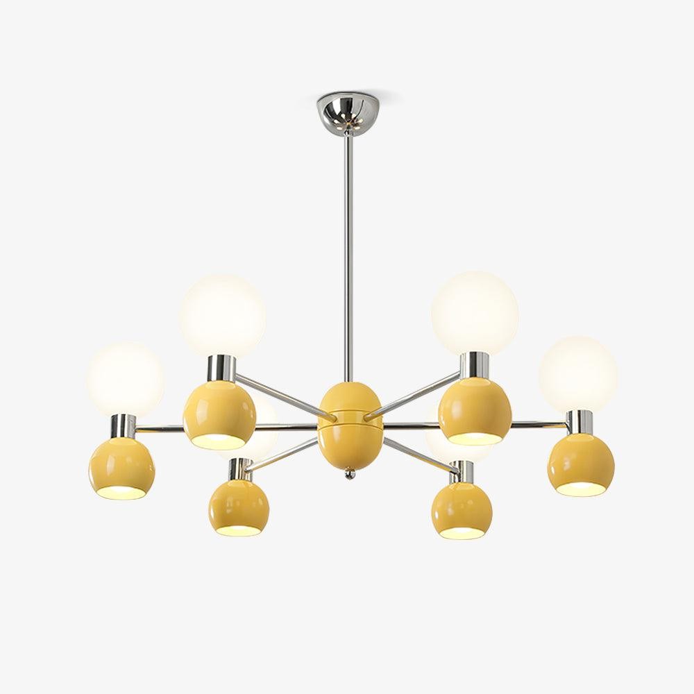 Modern Minimalist Multiple Head Metal Chandelier M212