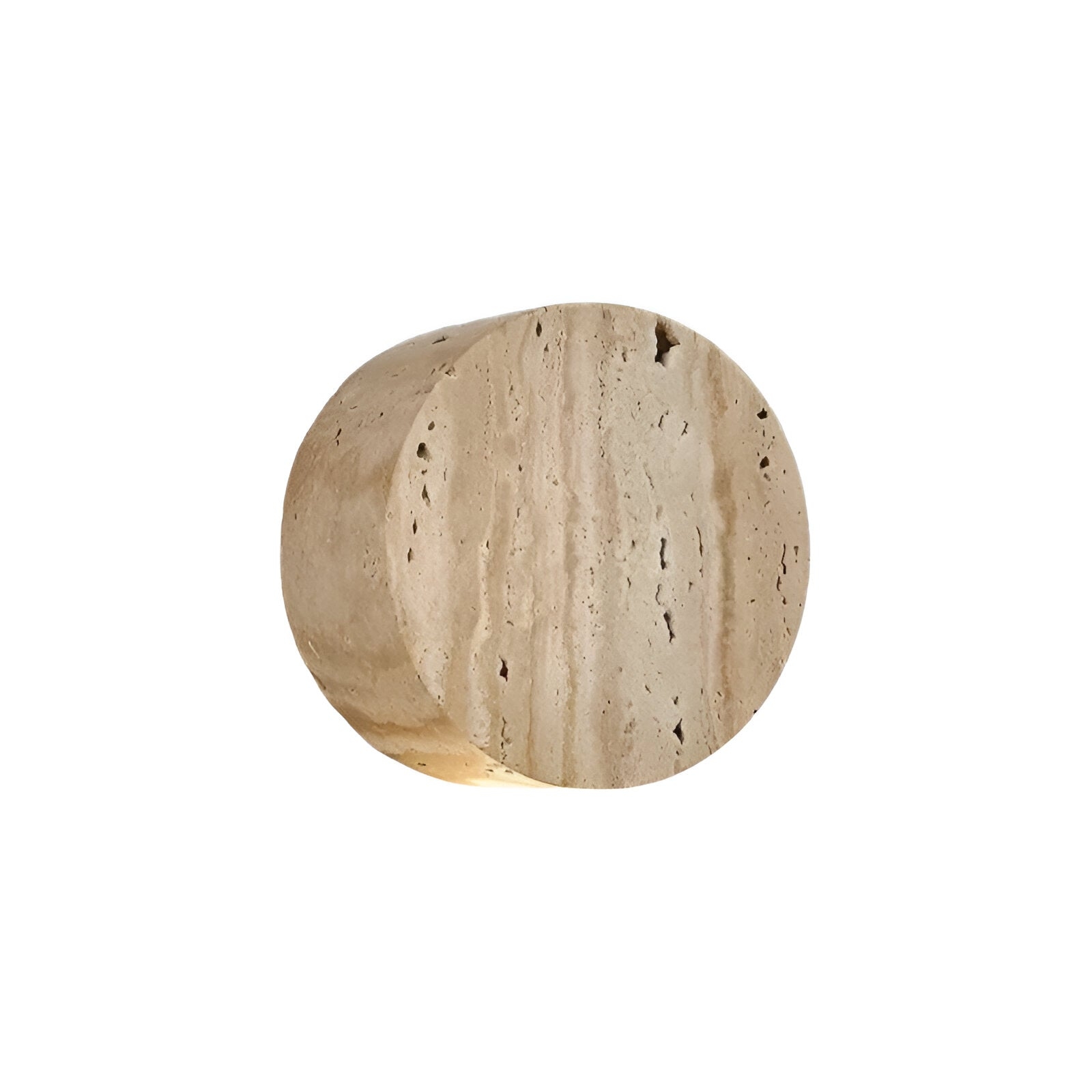 Japanese Wabi Sabi Natural Travertine Stone Wall Light T2102