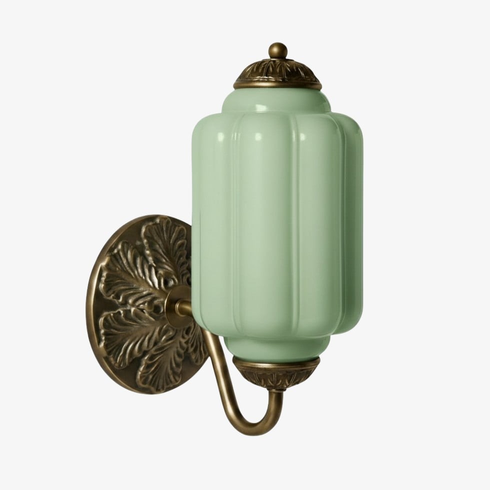 Eloise Elegant Glass Wall Sconce - Vintage Lighting for Bedroom T290