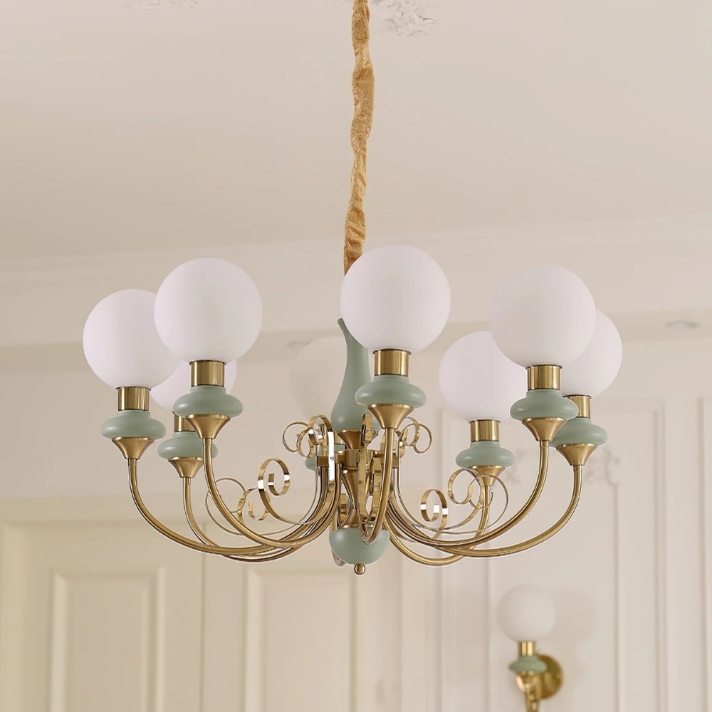 Modern Chandelier with Graceful Silhouette for Ambient Light S219