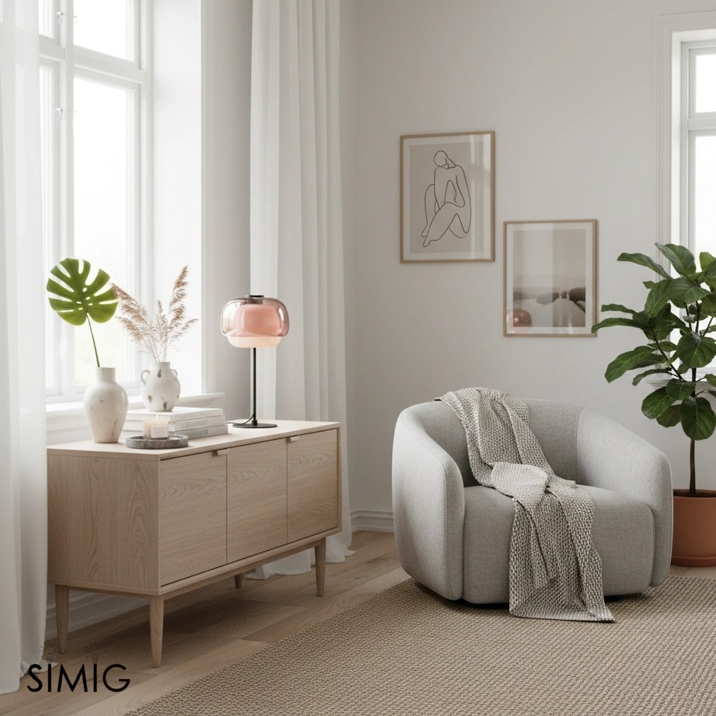 Clinco Stacked Glass Table Lamp ‑ Refined Minimalist Light for Bedroom S249