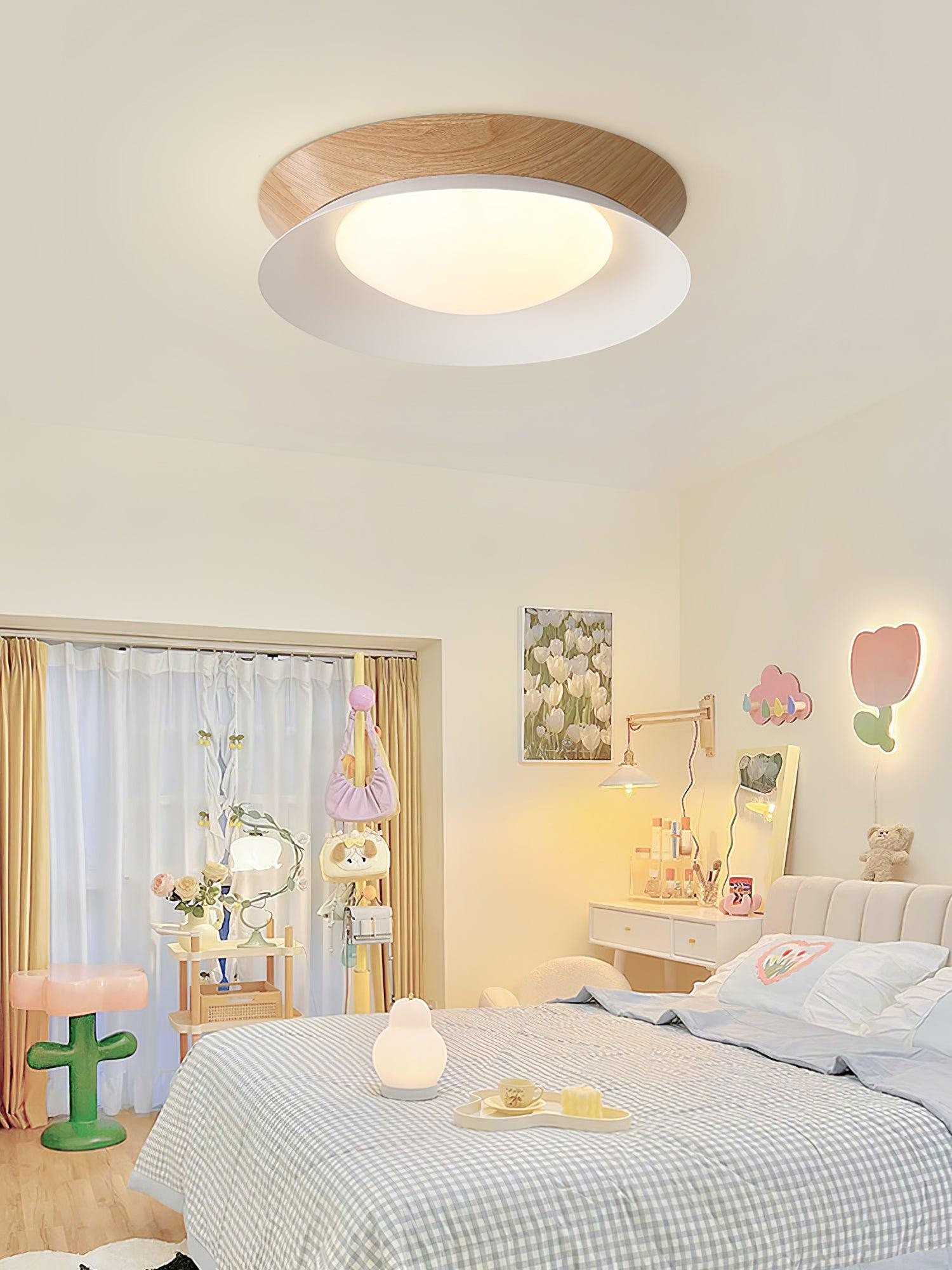 Double Half Round Ceiling Light M374