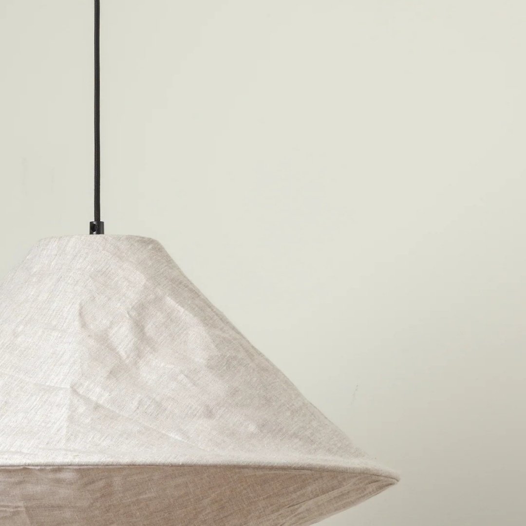 Zalen Foldable Woven Pendant Light - Modern Fabric for Entryway T650