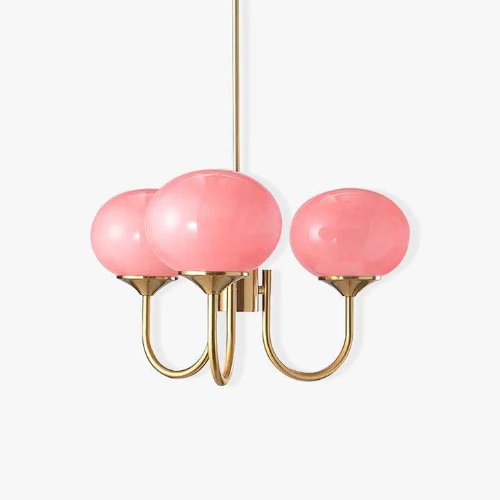 Bauhaus Glass Ball Marshmallow Chandelier S200
