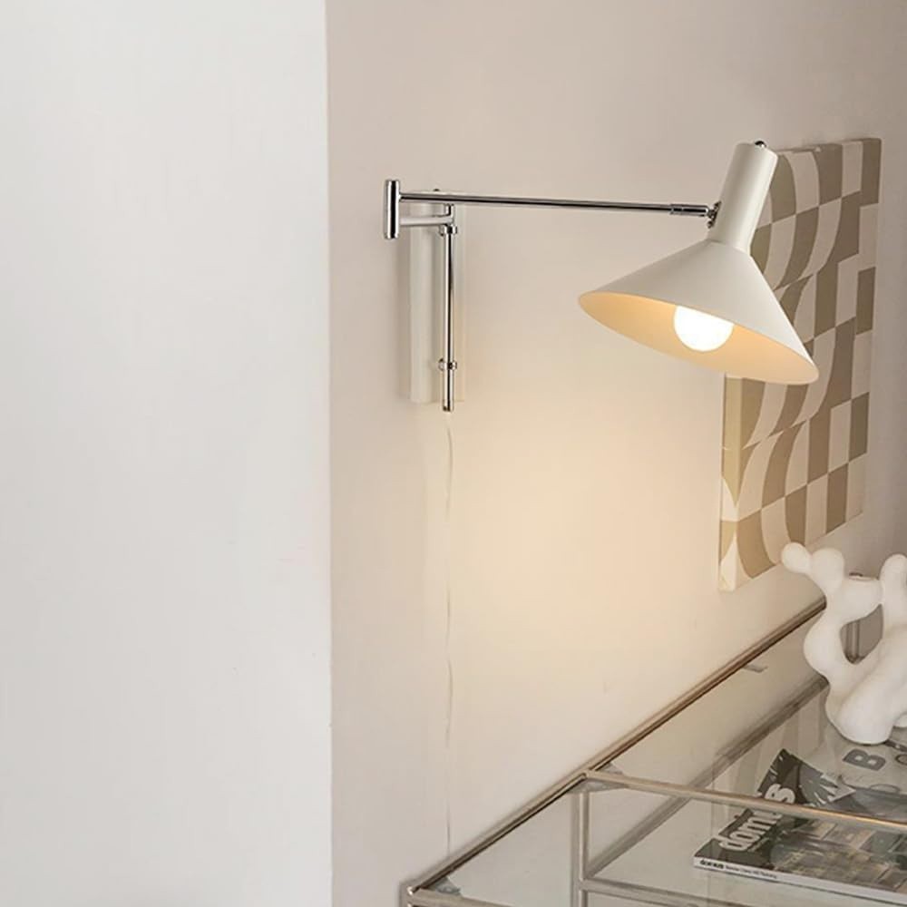 Classic Modern Swing Arm Adjustable Bedside Reading Wall Lamp M19
