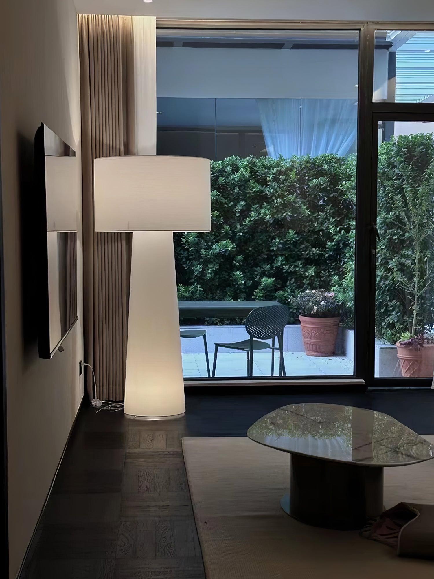 Column Fabric Floor Lamp Suitable For Living Room M561