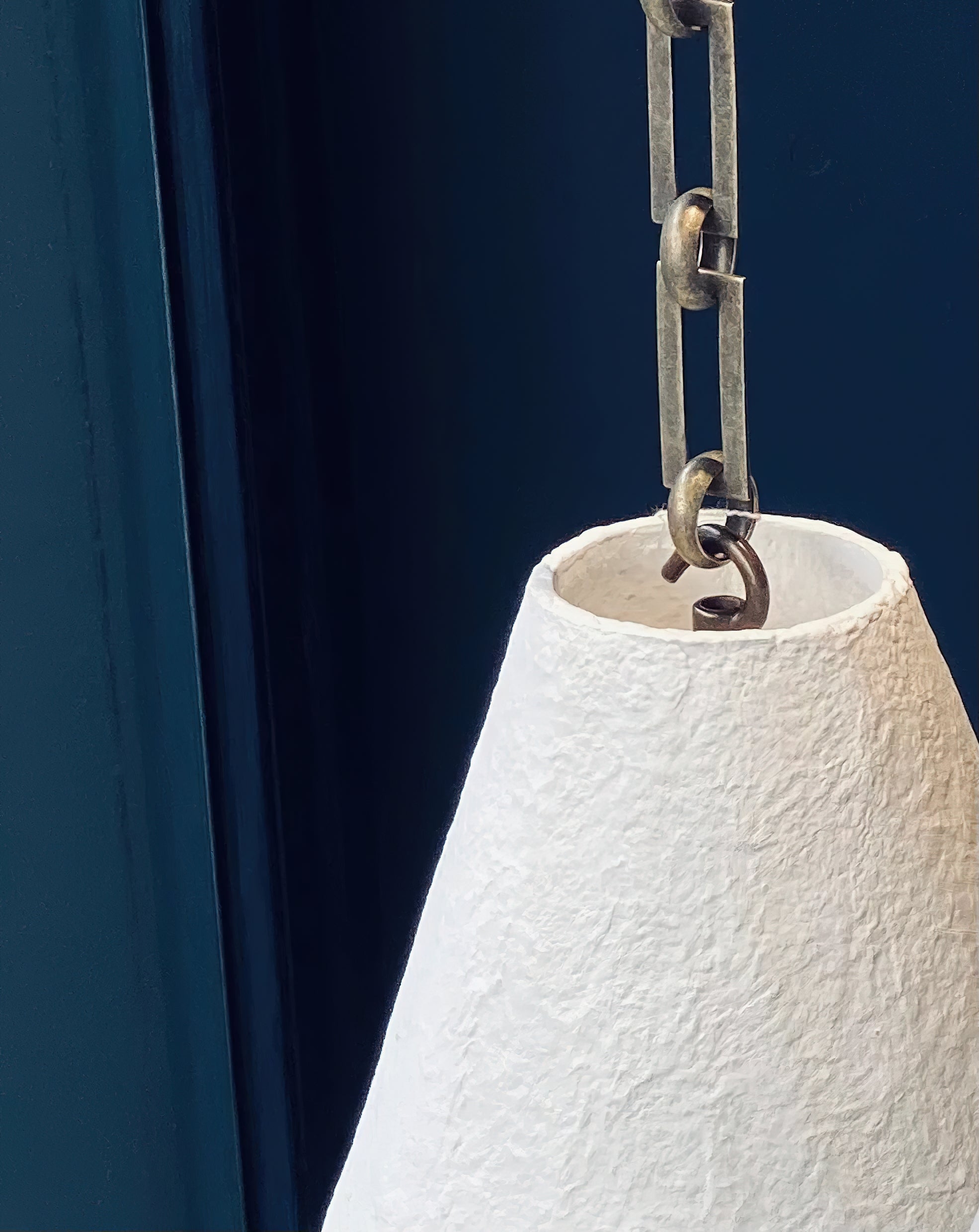 White Plaster Pendant Lamp T1865