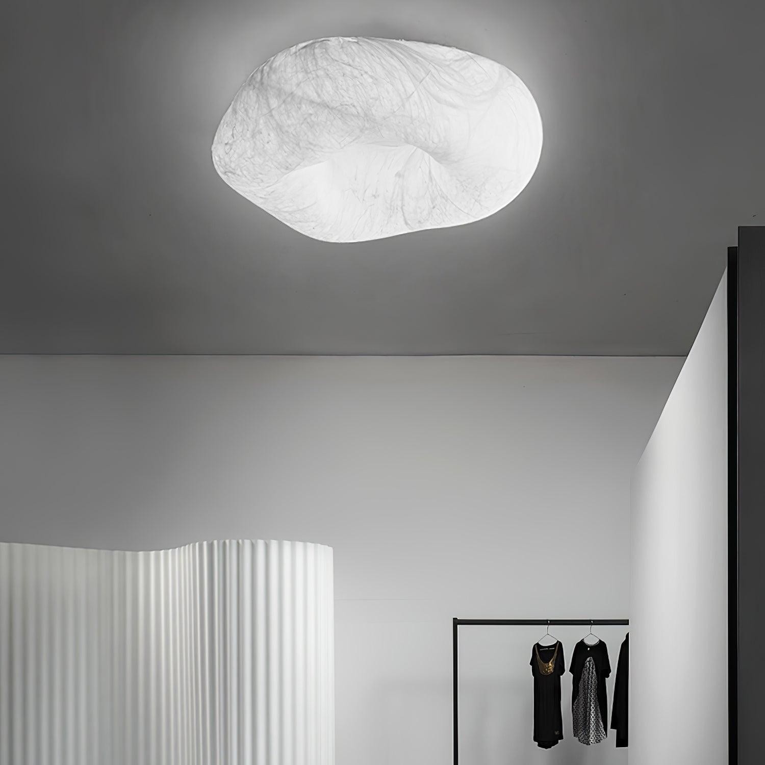Modern Simple Silk LED Living Room Ceiling Lamp M193