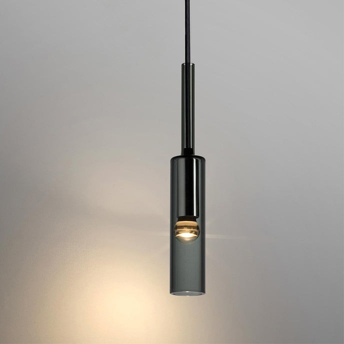 Modern Cylindrical Glass Pendant Light G42