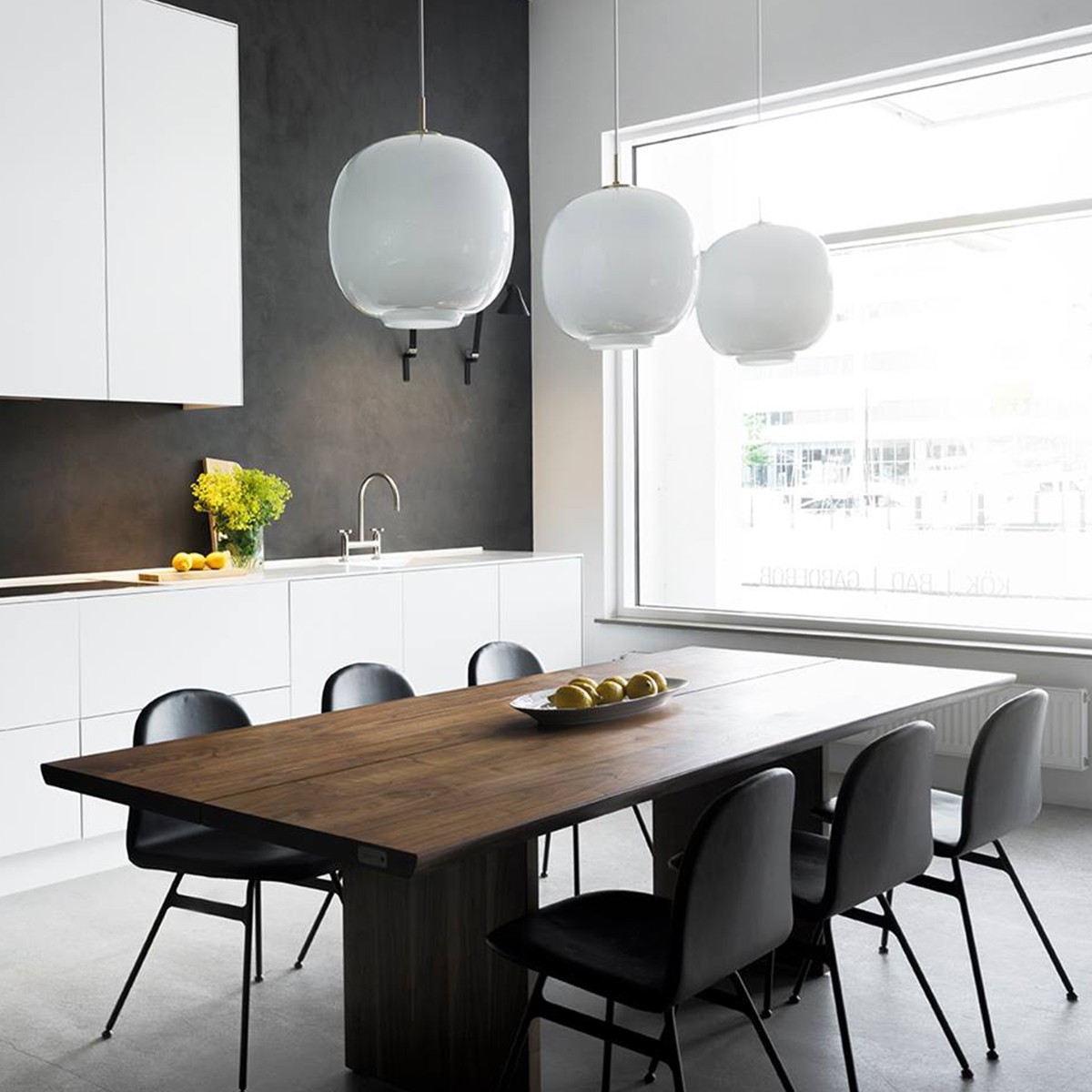 Classic Opal Glass Orb Pendant Lamp