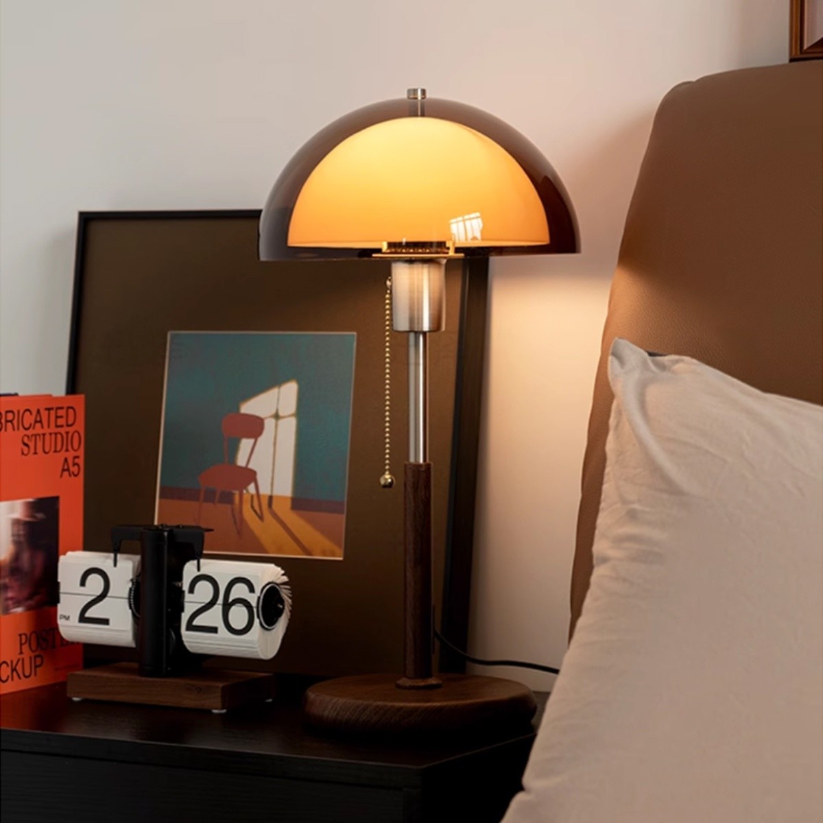 Afterglow Sunset Mushroom-Shaped Table Lamp - Acrylic Lamp for Bedroom S260