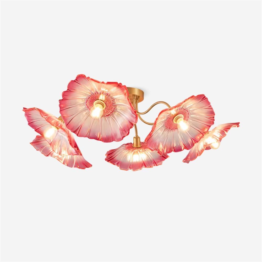 Murano Glass Flowers Ceiling Light P049